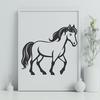 Standing Horse Illustration - PDF Free Download