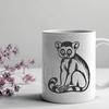 Stunning Lemur - Glowforge PNG Free Download