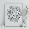 Beautiful Lion In PDF - Free Digital Download