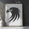 Artistic Eagle Digital Drawing - Free DXF Download