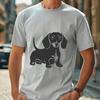 Unique Standing Dachshund - SVG