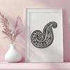 Stunning Paisley Vector Illustration