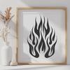 Beautiful Fire - Sublimation DXF