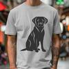 Creative Labrador Retriever In PNG Format