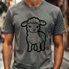 Sheep Vector Illustration In SVG, PNG, PDF And DXF Formats