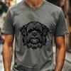 Artistic Shih Tzu - Vinyl PNG