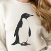 Creative Penguin Drawing In DXF For Free Download