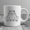 Beautiful Toad In SVG & DXF