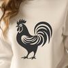 Free Rooster - Craft DXF