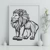 Beautiful Safari Animal - Laser Engraver DXF