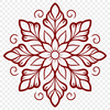 Unique Snowflake Vector Illustration