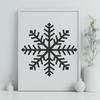 Delicate Snowflake Clip Art for Cricut and Cutting Machines A delicate, intricate snowflake design, ideal for winter-themed projects and decorations.