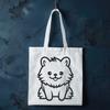 Unique Sitting Pomeranian DXF