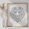 Stunning Lion - Laser Engraver PNG