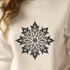 Artistic Snowflake In DXF