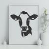 Unique Cow Vector Drawing DXF - Free Download