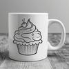 Free Cupcake In PDF Free Commercial Use Download