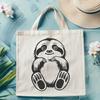 Cute Sloth Printable Image - Free PDF