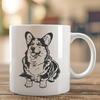 Creative Welsh Corgi Printable Image