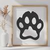 Unique Animal Paw In DXF For Free Download