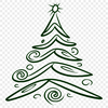 Unique Christmas Tree Clipart