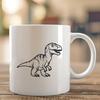 Beautiful Dino Decal - Free DXF Download