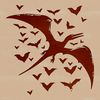 A prehistoric Pteranodon soaring through the skies in ancient times.