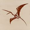Prehistoric Pteranodon Illustration Illustration of a pteranodon in prehistoric landscape.