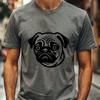 Artistic Pug In DXF Format