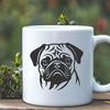 Beautiful Pug - For Laser Cutter Project