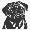 Pug DXF For Download - Free Commercial Use License