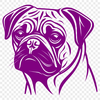 Free Unique Pug Printable Image