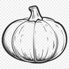 Free Unique Pumpkin Printable Artwork SVG - Commercial Use