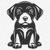 Puppy Vector Craft File In SVG, PNG, PDF And DXF File Formats