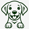 Artistic Labrador Retriever - For Laser Engraver Project