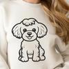 Beautiful Poodle In DXF Format