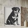 Cute Rottweiler - Cricut PNG