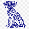 Unique Puppy In DXF For Free Download