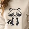 Free Graphic of a Masked Bandit A digital illustration of a raccoon in vector format, suitable for various applications.