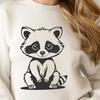 A high-resolution SVG graphic featuring a cartoon-style raccoon design.