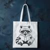 Free SVG Raccoon Design for Digital Use A detailed illustration of a raccoon in SVG format, suitable for digital and commercial use.