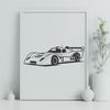 High Performance Vehicle Design A high-performance racing car with sleek design elements, ideal for vector art projects.