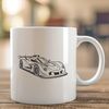 Speedy Auto Design SVG Image A detailed illustration of a racing car, suitable for vector graphics design.