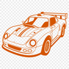 A high-performance racing car in vector format, suitable for cutting machines like Cricut or laser cutters.