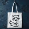 Raccoon SVG Graphic Art Design A high-resolution racoon graphic designed with precision for various uses.