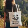 Wildlife Illustration - Raccoon SVG A vector illustration of a raccoon in a natural habitat.