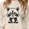 Vector Raccoon Illustration A raccoon designed as a vector graphic for digital use.