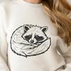 Vector Graphic Design Racoon A simple, vector illustration of a raccoon in various poses for graphic design projects.