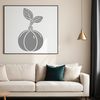 Root Vegetable Vector Art A single, detailed radial root vegetable.