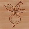 Radish Vector Art A high-quality vector illustration of a radish suitable for commercial use.